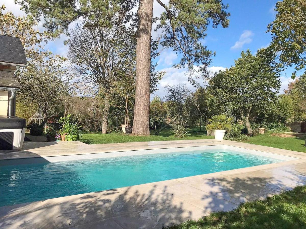 Maison De Maitre Avec Piscine Et Jardin - Coeur Des Coteaux Du Layon, Proche Angers Et Saumur - Fr-1-622-55 Bed and Breakfast Faye-d'Anjou Buitenkant foto